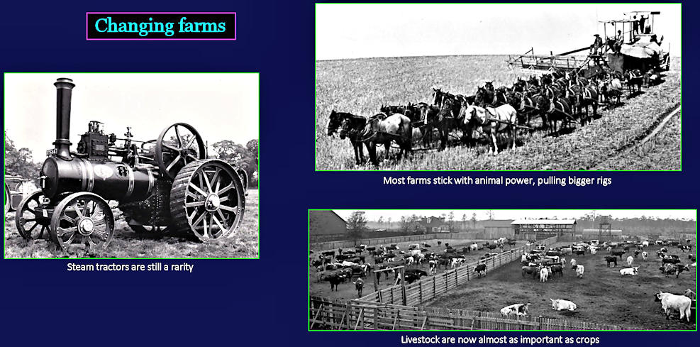 Midwestern farming, 1910
